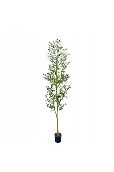 ITIMPORT PLANTĂ ARTIFICIALĂ MĂSLINĂ XXL ÎN Ghiveci REALISTĂ 180cm DECOR