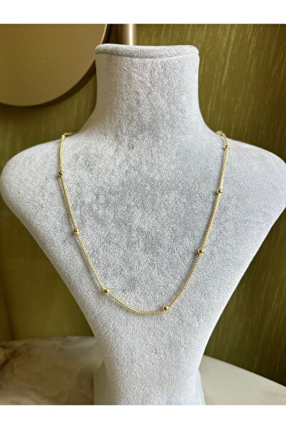ASULIA Jewelry Store Model Steel Ball Chain Necklace