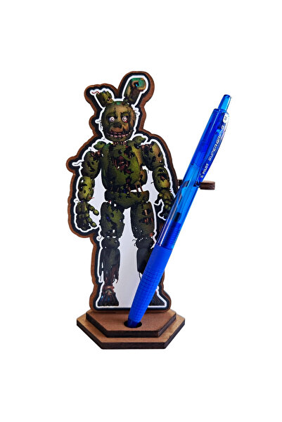 OEM Figurină Fnaf Springtrap Five Nights at Freddys, 15 cm, lemn
