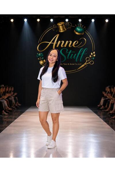 ANNESTUFF Unisex Premium Linen Cargo Shorts