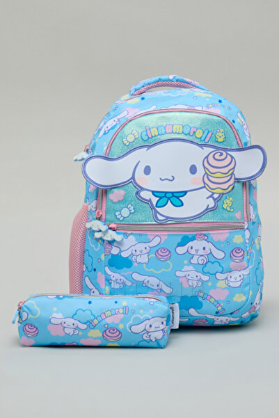 R&B Cinnamoroll Print 16" Backpack with Pencil Pouch