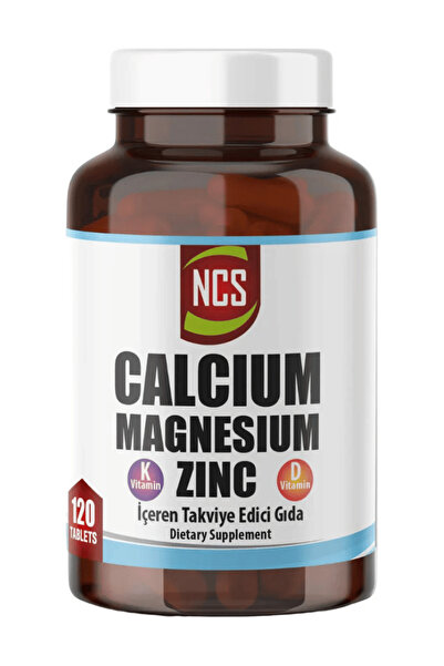 NCS Kalsiyum Magnezyum Zinc Vitamin D & K 120 Tablet