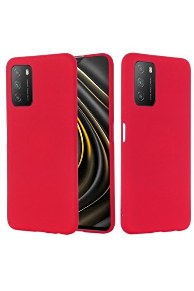 OEM Θήκη σιλικόνης για Xiaomi Poco M3 - Κόκκινο