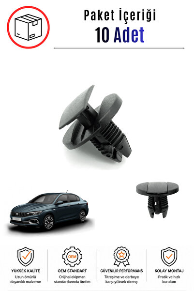 SEMECHLER Fiat Egea Fiorino Punto Evo Uyumlu Davlumbaz Çamurluk Ön Tampon Muh...