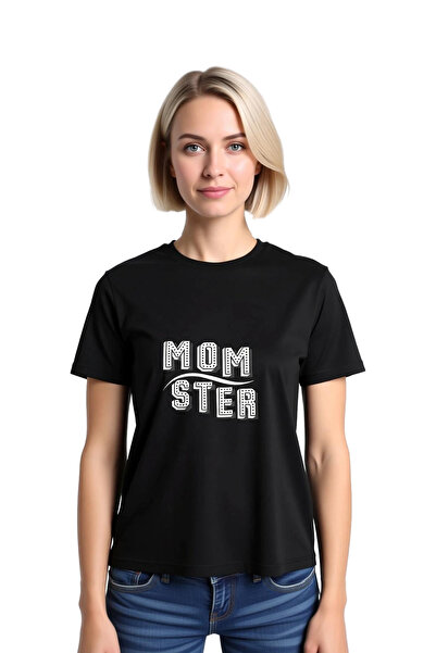 PayBuy Ženska 100% pamučna majica sa Momster printom, kratkih rukava, okruglo...