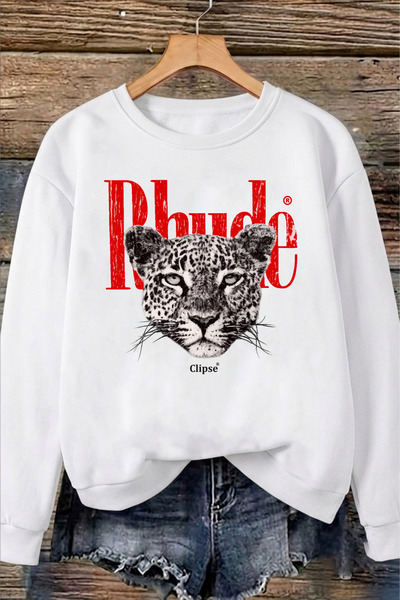 uyguntarz Unisex Printed Crew Neck Sweatshirt