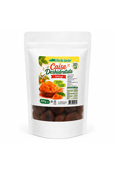 Nucile Dacilor Caise deshidratate naturale 400g – 100% naturale, fără conserv...