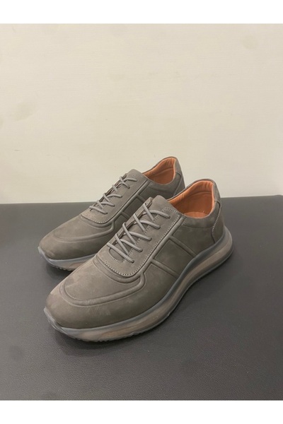 Özay Erkek Hakiki Deri Nubuk Sneaker
