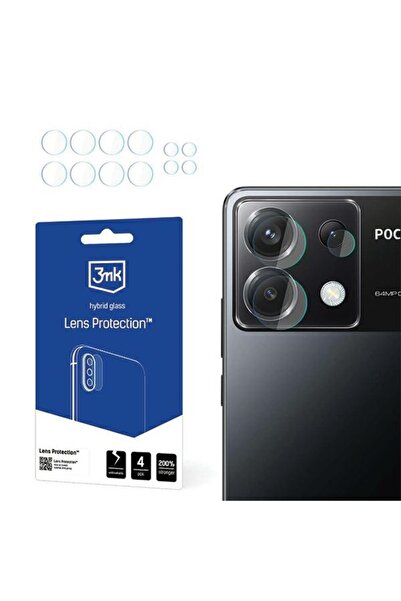 3MK Προστατευτικά Φακού Poco X6 5G 4 τεμάχια