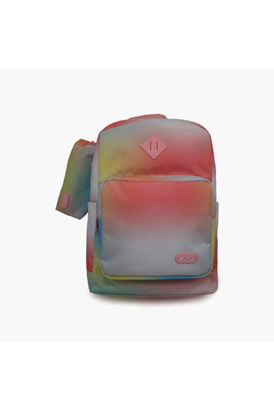 Roco Gradient 2-Piece School Backpack Set for Girls 5-8 Yrs with Pencil Case ...