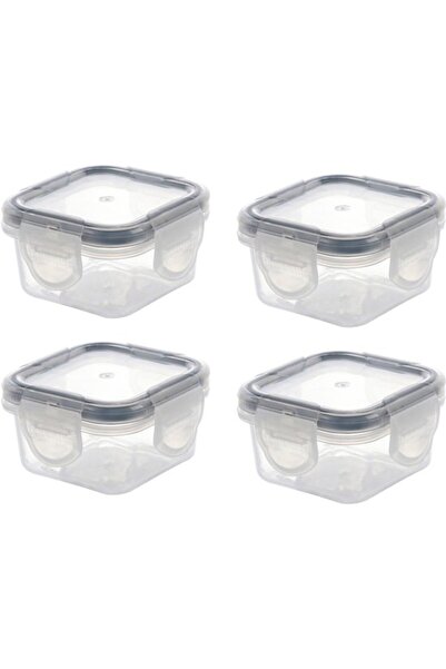 Morvena Picks Mini recipient pentru depozitare alimente 4 piese cu capac 60 m...