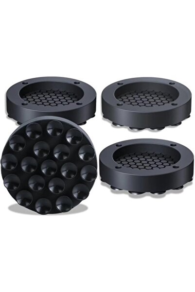 STARSTAR Washing machine anti-vibration pads (4 pieces, black rubber)