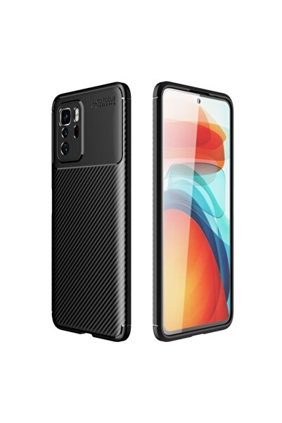 OEM Θήκη TPU Σιλικόνης με Βουρτσισμένο Ανθρακόνημα για Xiaomi Poco X3 GT / Re...