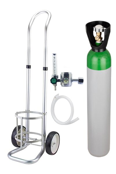 INTENSIV Butelie din otel PLINA cu corgon 10 litri/200bari cu reductor presiu...