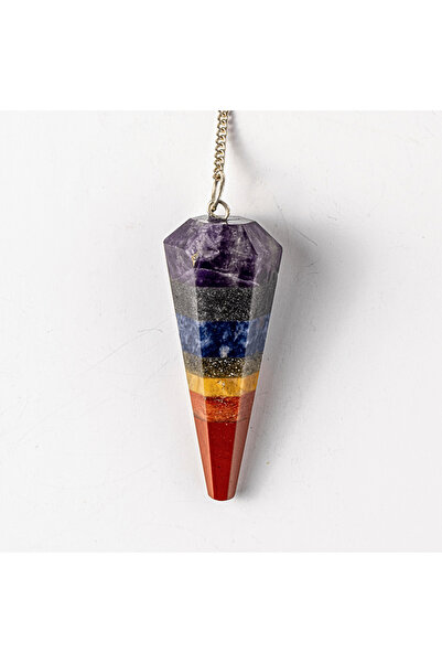 craftmystic Pendul de Radiestezie cu Pietre 7 Chakre - Echilibru Energetic si...