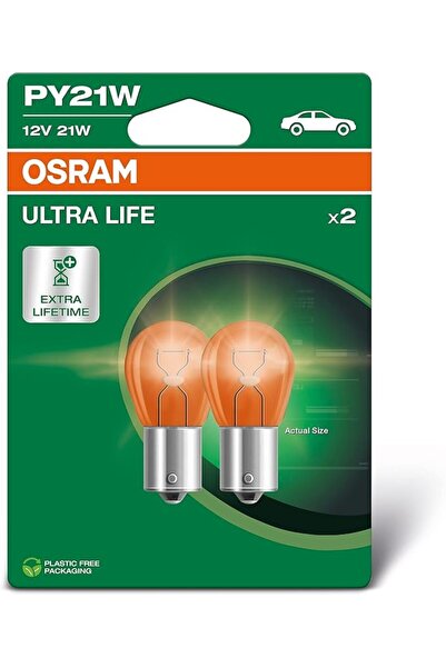 OSRAM LED VALUE مصباح إشارة هالوجين OSRAM Ultra Life P21W، ضوء الفرامل، ضوء ا...