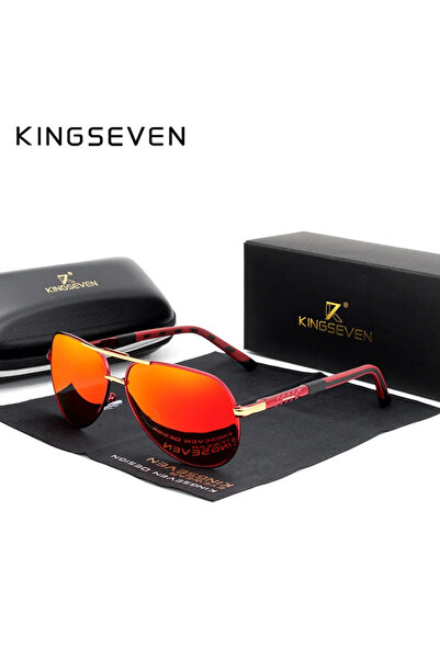 Choice3 MIRROR RED KINGSEVEN New Aluminum Magnesium Men's Sunglasses Polarize...