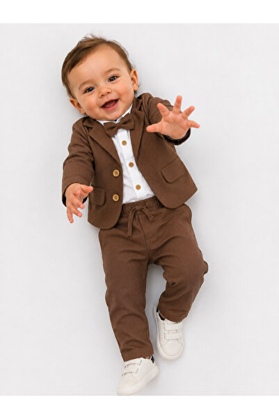 tinytrends Bodi za bebe sa leptir mašnom