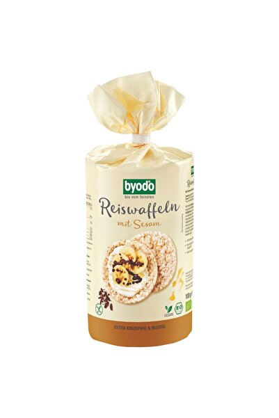 Byodo Biscuiți cu orez și susan, bio, fără gluten, 100g