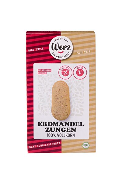 Werz Biscuiti din faina integrala de orez si nuci tigru fara gluten,