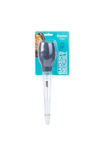 Alista Home Grill marinating pipette, 29 cm, transparent/grey plastic, easy t...