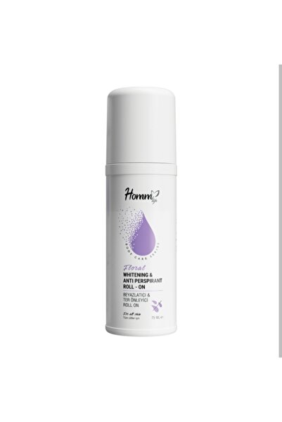 homm bitkisel FLORAL BEYAZLATICI & TERLEME ÖNLEYİCİ ROLL ON 75 ML