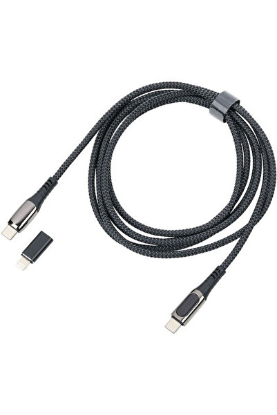 Troika Καλώδιο USB-C σε Lightning 100W Μαύρο 2μ (CBL20/BK)