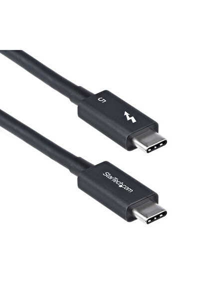 startech Καλώδιο Thunderbolt 3 240W Μαύρο 1μ (TBLT5MM1M240W)