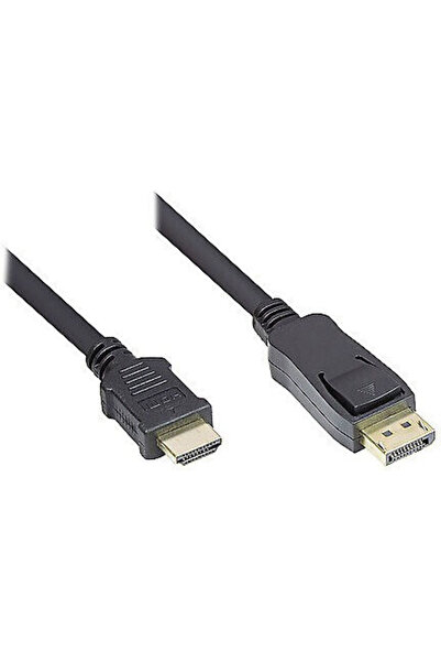 Good Connections Καλώδιο DisplayPort αρσενικό - HDMI αρσενικό 1μ Μαύρο