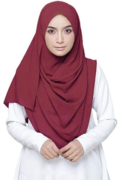 LMVERNA Solid Color Bubble Chiffon Scarf for Women Fashion Soft Hijab Long Sc...