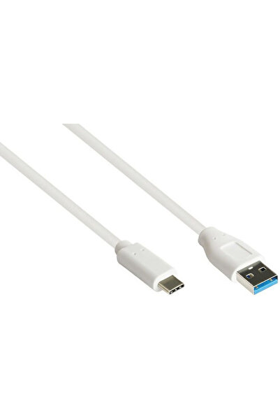 Good Connections Καλώδιο USB 3.2 USB-C αρσενικό - USB-A λευκό 1μ (2831-AC010W)