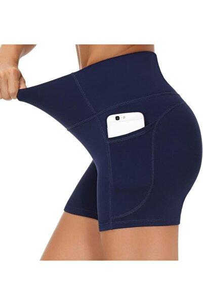 THE GYM PEOPLE High Waist Yoga Shorts for Women Workout Biker Shorts | Tummy ...