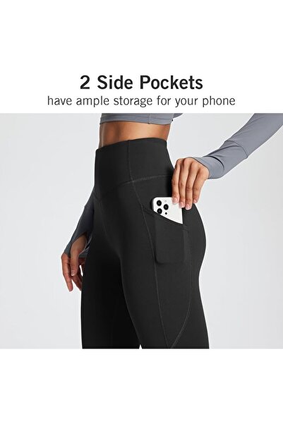 BALEAF Women's Fleece Lined Leggings Winter Yoga Leggings Thermal High Waiste...