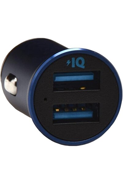 Anker Stuy شاحن سيارة أنكر ميني 24 واط 4.8 أمبير معدني بمنفذين USB، محول سيار...