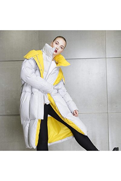 GENERAL BAJIE Women's Winter Fake Two-Piece Thick and Fluffy Duck Down Coats ...