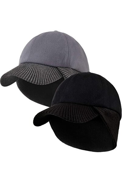 GENERAL LCZTN Wool Winter Baseball Cap with Warmer Earflap for Men Women Outd...