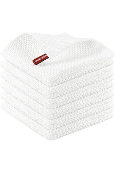 Nialnant 6 Pack Kitchen Towels and Dishcloths Sets,100% Cotton Soft Absorbent...