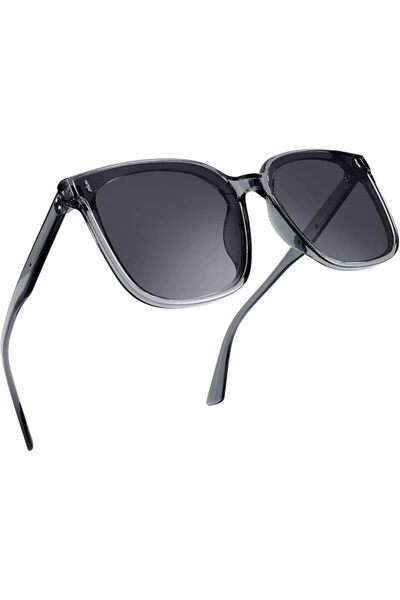 FEISEDY Women Oversized Vintage Polarized Sunglasses Square Trendy Classic Si...