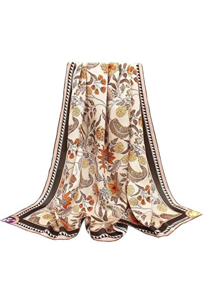andantino 100% Silk Scarf 43" Large Square Lightweight Headscarf& Shawl–Women...