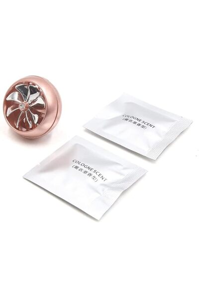GENERAL Ruilogod Rose Gold Tone Car Interior Air Outlet Vent Clip Perfume Sol...