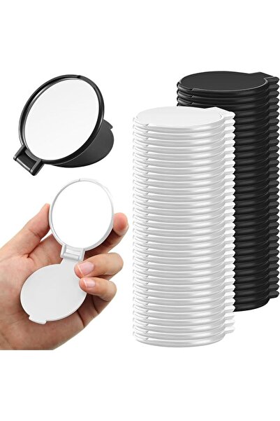 Yalikop 72 Pcs Compact Mirror Bulk Portable Round Makeup Mirror Mini Foldable...