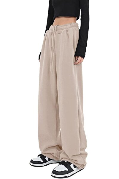 GENERAL Womens Wide Leg Sweatpants Casual Loose Yoga Pants Comfy Lounge Jogge...