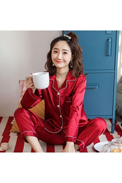 GENERAL Womens Rayon Silk Pajamas Sexy Stripe Sleepwear Set Women Pajama Set ...