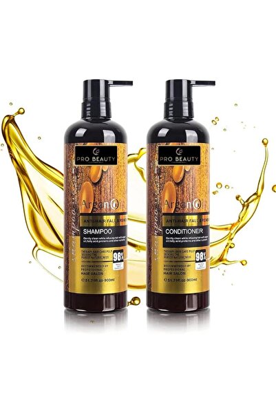 PARWIN PRO BEAUTY PRO BEAUTY Argan Oil Shampoo & Conditioner For All Hair Typ...