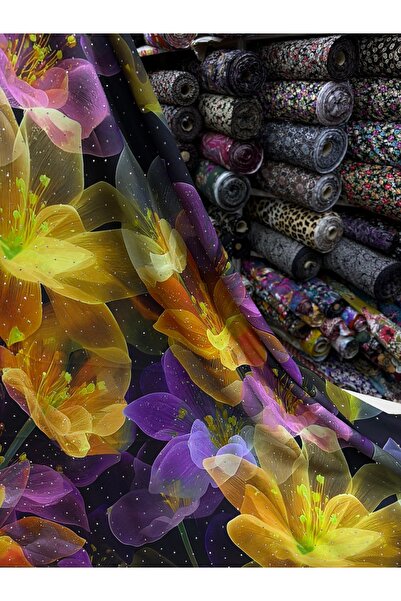 MEKİK MANİFATURA Three-Dimensional Digital Pearl Stone Jesica Fabric