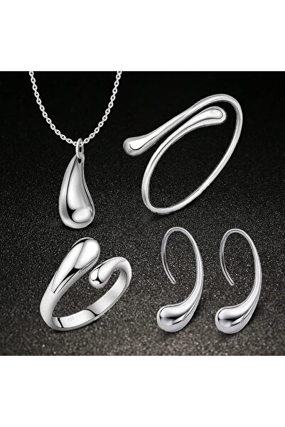Generic 5 Piece/Set Jewelry Sets For Women Fashion Simplicitys Alloy Water Dr...