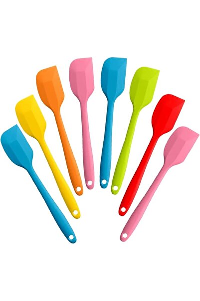 GENERAL KAKAMINA 8 Pieces Silicone Spatulas, 8.3 inch Small Rubber Spatulas N...