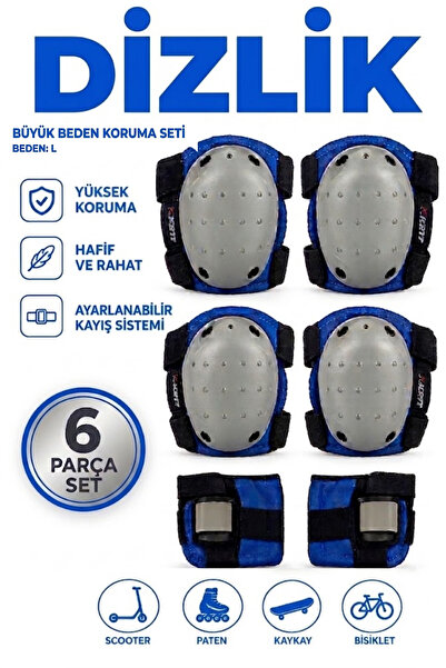 düşler oyuncak dünyası Büyük Beden (Large) 6 Parça Çocuk ve Yetişkin Koruma S...