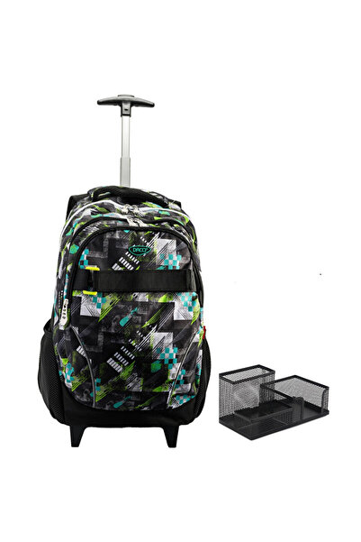 Daco Pachet Ghiozdan troler baieti, GH4622 + suport de birou FLR