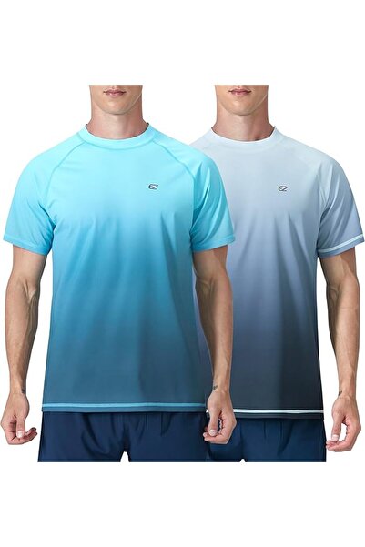 GENERAL Men's Rash Guard Swim Shirts Summer UPF 50+ UV Sun Protection Quick D...